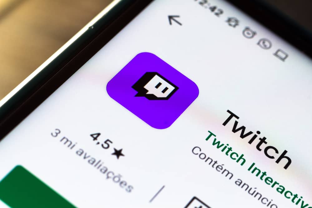 Compte twitch supprimé depuis un téléphone