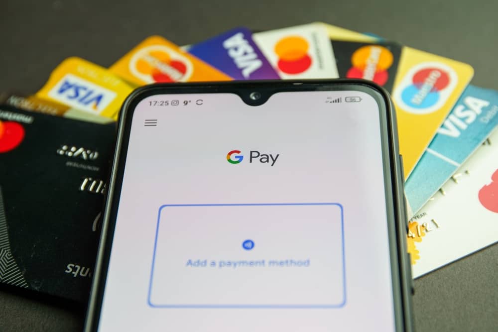 Application Google Pay sans carte bancaire après suppression des coordonnées de la carte bancaire